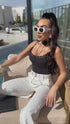 ELYNDI bodis su apvalia apdaila "SECOND SKIN" - JUODAS 9693